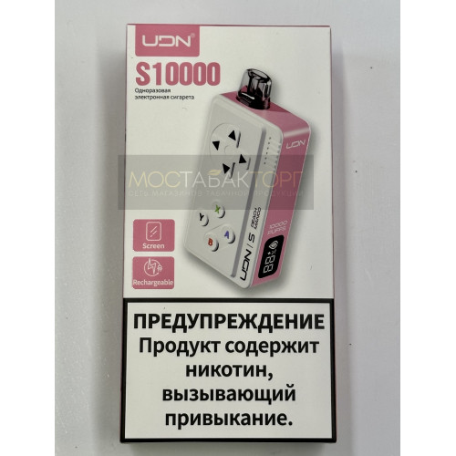 Электронная сигарета UDN BAR S 10000 Peach Mango (УДН Бар Персик Манго)